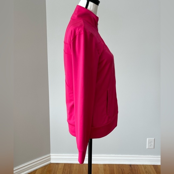 Tail size small zip up jacket in fuchsia bright color workout athleisure casual - Picture 4 of 13